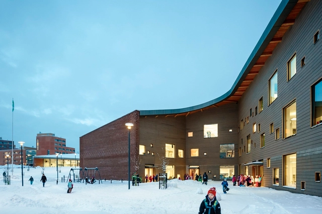 Saunalahti School / VERSTAS Architects - Schools , Facade