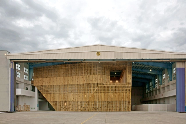 Taichung Infobox / Stan Allen Architect - Exterior Photography, Pavilion, Facade