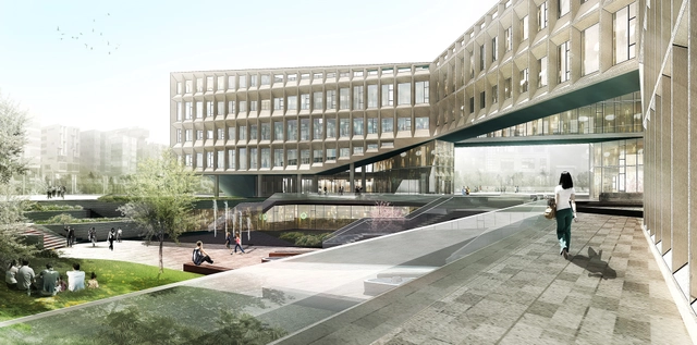 Shanghai Hongqiao CBD Office Headquarters Building / LYCS Architecture - Office Buildings, Facade