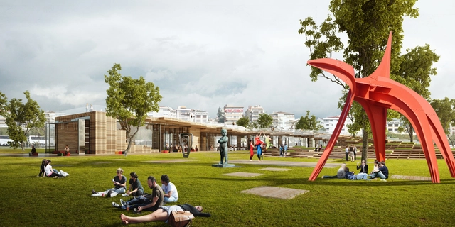 Litterfall Social and Cultural Center Competition Entry / Ziya Imren Architects - Cultural Center