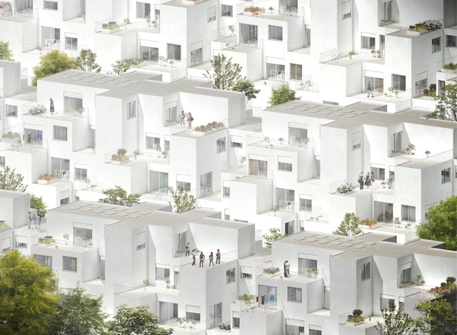 Alvenaria Social Housing Competition Entry / fala atelier - Social Housing, Facade
