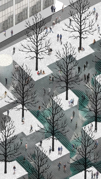 'Thessaloniki's Wet Dream' Thermal Bath Complex Proposal / Not a Number Architects - Bath House, Facade