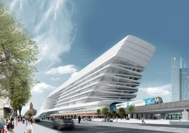 The Flinders Street Station Shortlisted Proposal / Zaha Hadid Architects + BVN Architecture - Train Station, Facade