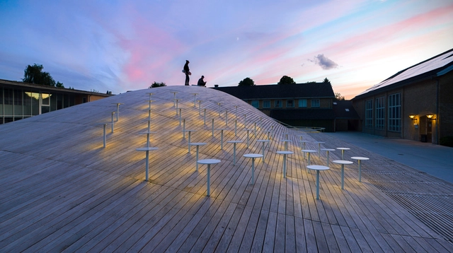 Gammel Hellerup Gymnasium / BIG - Exterior Photography, Gymnasium