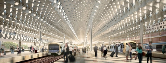 Anunciado o vencedor do concurso para a Flinders Street Station - Imagem de Destaque