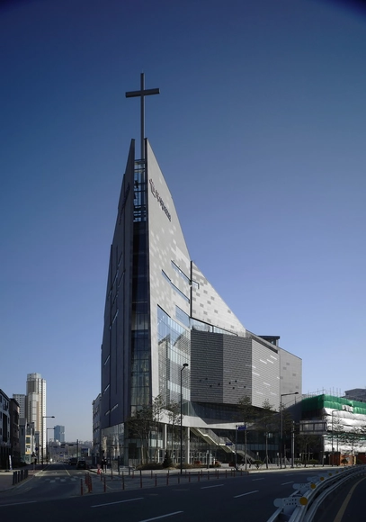 The Sarang Community Church / Seoinn Design Group -          Churches, Facade, Cityscape