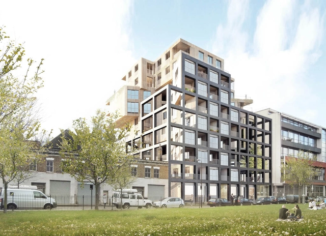 Proposta de Desenvolvimento de Uso Misto para a Wenlock Road / Hawkins\Brown Architects - Arquitetura De Uso Misto