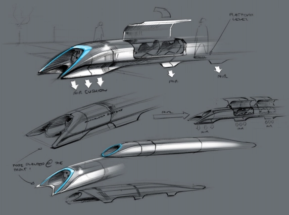 Details Unveiled for Elon Musk's California, Solar-Powered "Hyperloop" - Featured Image