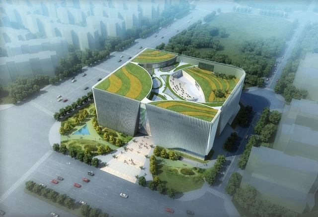 Proposta Vencedora para o Centro de Arte e Cultura Étnica Internacional do Sudoeste / Tongji Architectural Design and Research Institute - Arquitetura Cultural