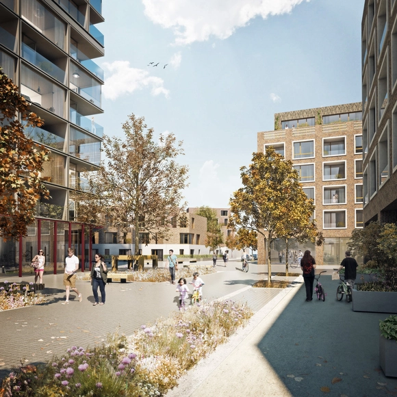 Agar Grove Estate Redevelopment Proposal / Hawkins\Brown - Housing, Facade