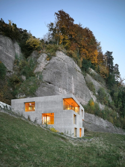 Holiday Home in Vitznau / alp Architektur Lischer Partner - Exterior Photography, Houses