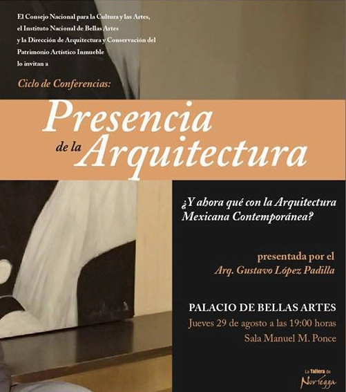 Ciclo de Conferencias: Presencia de la Arquitectura en el Palacio de Bellas Artes - Imagen Principal