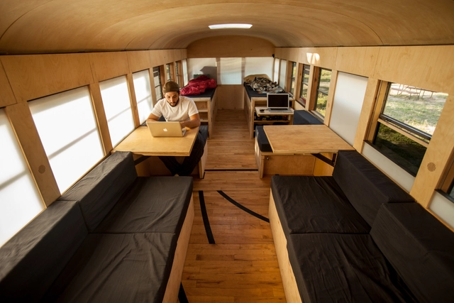 Student Thesis Project Turns Bus Into Tiny House - Featured Image