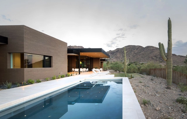 Rammed Earth Modern / Kendle Design - Houses, Courtyard, Facade, Lighting