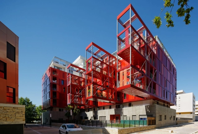 Edifício de Apartamentos Version Rubis / Jean-Paul Viguier Architecture - Habitação Coletiva