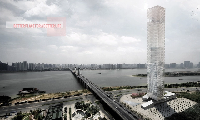 Xiang River Tower / RRC STUDIO - Arranha Céu
