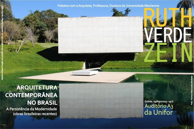 Palestra com Ruth Verde Zein em Fortaleza - Imagem de Destaque