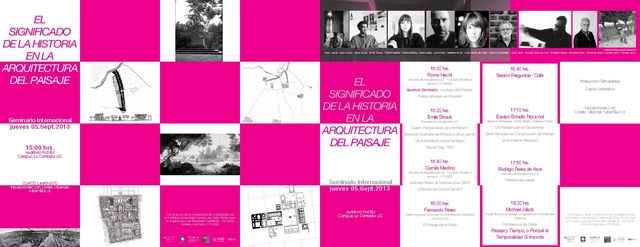 Seminario El Significado de la Historia en la Arquitectura del Paisaje + charla Michael Jakob  - Imagen Principal