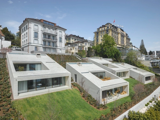 Urban Villas / alp Architektur Lischer Partner - Houses, Garden, Facade