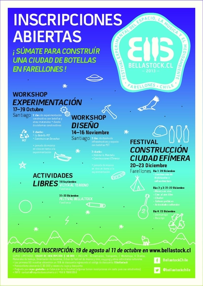 Bellastock: Inscripciones abiertas para el Primer Festival de Reciclaje en Chile / ¡Sorteamos un cupo y descuentos! - Imagen Principal