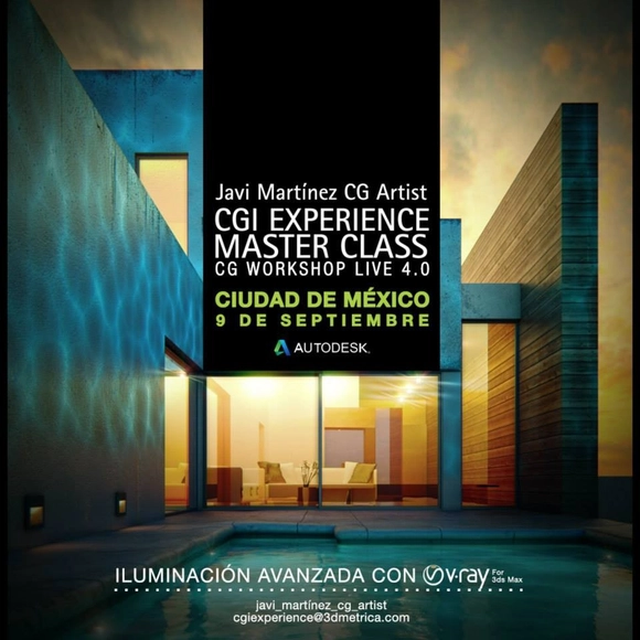 CGI Experience Master Class Workshop / Javi Martínez - Imagen Principal