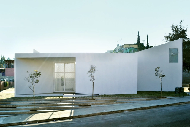 Biblioteca Casa de las Ideas / CROstudio - Bibliotecas, Puerta, Fachada
