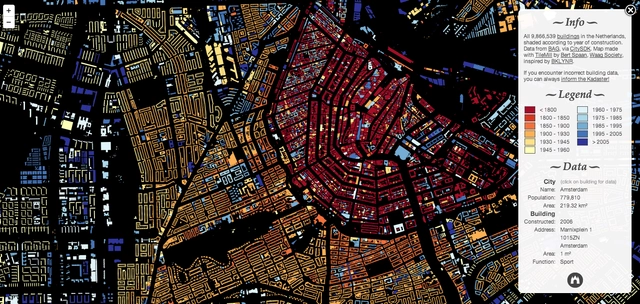 Software de Ingeniería logra mapear todos los edificios en Holanda - Imagen Principal
