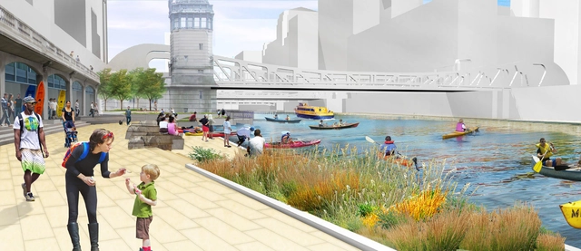 Projeto Chicago Riverwalk: recuperar o rio - Imagem de Destaque