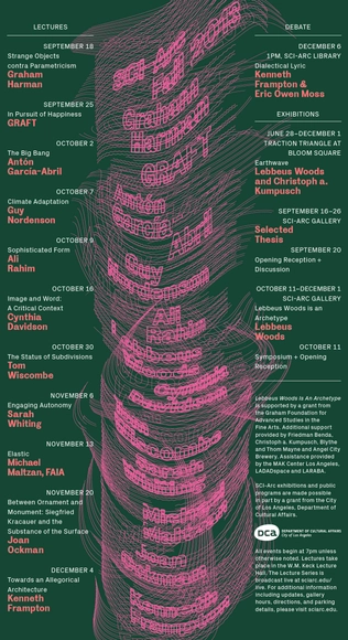 Fall 2013 Public Programs at SCI-Arc - Featured Image
