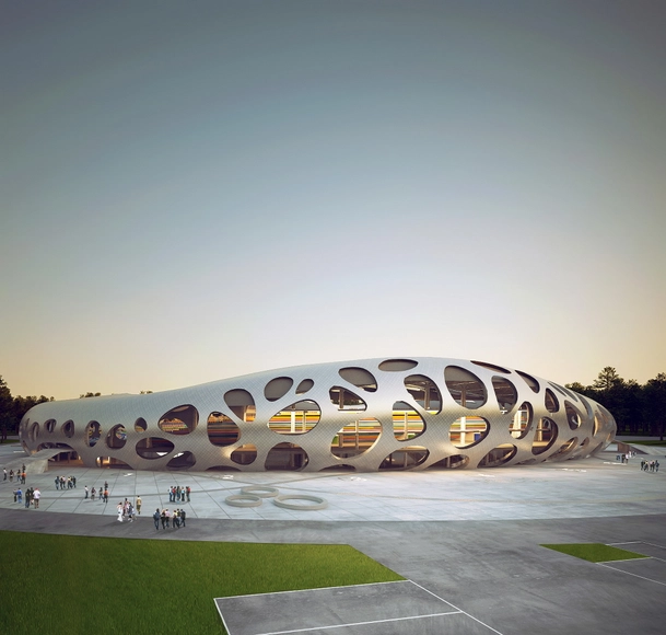 Estadio de Fútbol Borisov / OFIS Architects - Estadio Olímpico