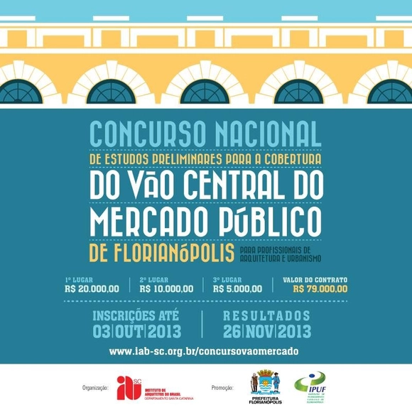 Concurso para o vão central do Mercado Público de Florianópolis - Imagem de Destaque