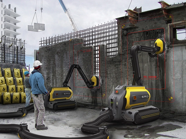 Robot que "come" hormigón borra literalmente los edificios sin generar residuos - Imagen Principal