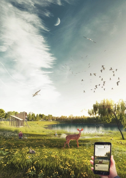 Mención Honrosa Competencia TAB Vision 2013: Distrito de los Animales / Nice Architects - Imagen Principal