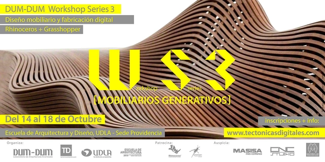 WORKSHOP SERIES 3: "MOBILIARIOS GENERATIVOS" en Santiago de Chile / Dum Dum Lab [¡Sorteamos un Cupo!] - Imagen Principal