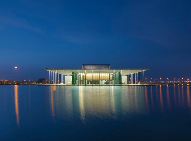 Bahrain National Theatre / Architecture-Studio - Theater, Facade