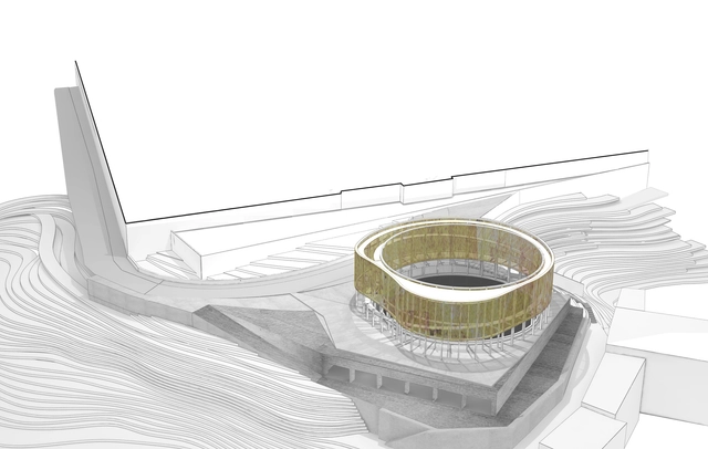 Primer Lugar Concurso Nacional Reconversión Sitio Estanque: Juan Agustín Soza + Ricardo Atanacio - Centro De Visitantes