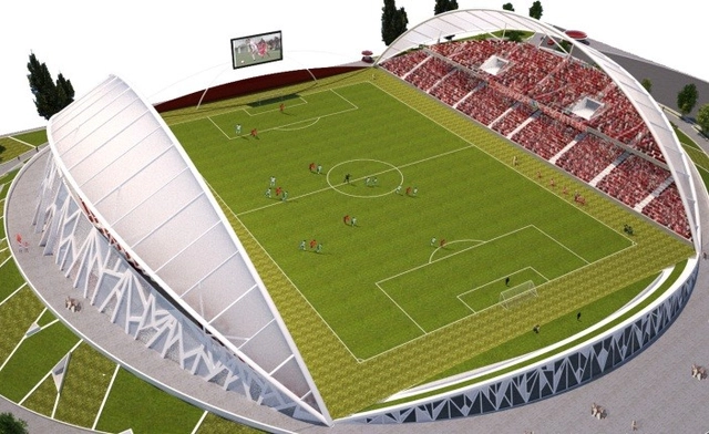 Estadio Nicolás Chahuán: Desafíos de una estructura de cubierta de gran envergadura - Imagen Principal