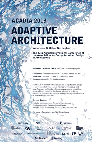 Adaptive Architecture ACADIA 2013 - Featured Image
