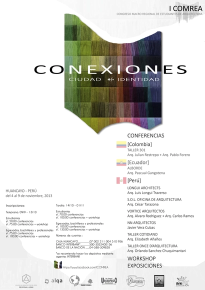 COMREA: Congreso Macroregional de Estudiantes de Arquitectura / Perú ¡Sorteamos 5 cupos! - Imagen Principal