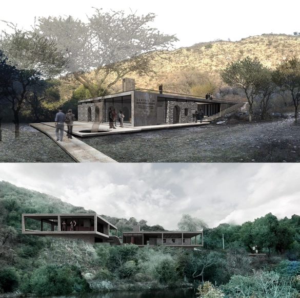 Segundo y Tercer lugar Concurso Nacional para El Centro de Interpretación Ambiental y Casa de Guardaparques Reserva Natural Vaquerias de Córdoba - Instalaciones Y Estructuras