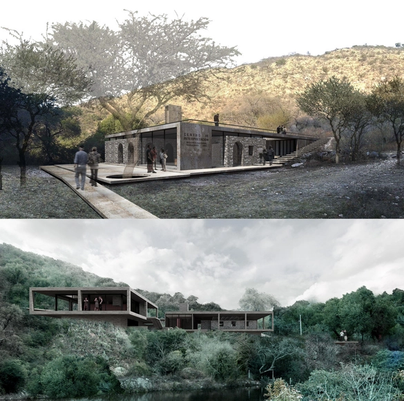 Segundo e Terceiro lugar no Concurso para o Centro de Interpretação Ambiental da Reserva Natural Vaquerias de Córdoba - Estruturas E Instalações