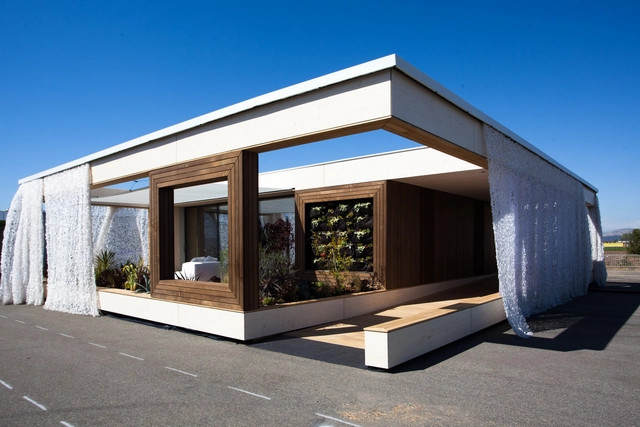Solar Decathlon 2013: Team Austria Wins Top Honors - Houses, Facade, Beam, Door