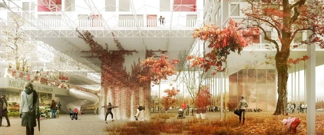 SeARCH Wins Urban Renewal Competition in Stockholm - Urban Planning , Facade, Lighting