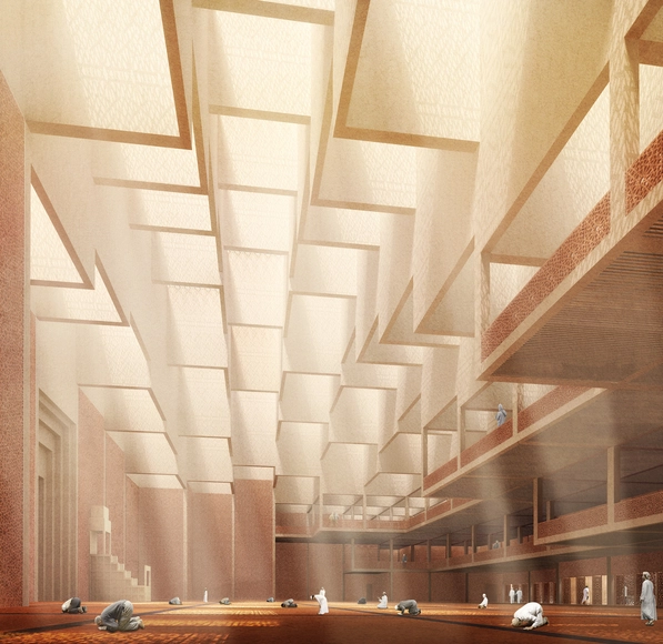 Central Mosque of Pristina Competition Entry / Dürig AG - Featured Image
