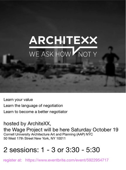 Women Architects: Learn Your Value, Learn to Negotiate / ArchiteXX & The Wage Project - Featured Image