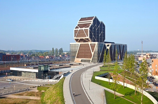 Hasselt Court of Justice / J. Mayer H. Architects + a2o architecten + Lens°Ass architecten by Hufton+Crow - Featured Image