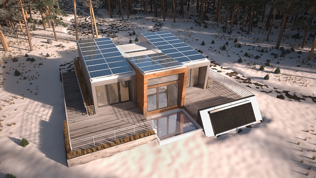 Solar Decathlon 2013: Team Alberta Designs Modular Home for Remote Locations - Residential, Facade
