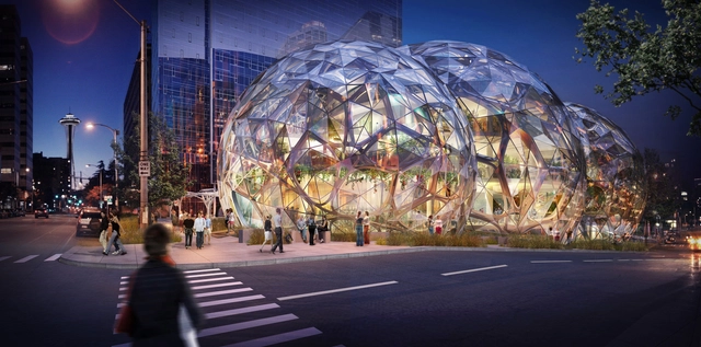 Biodome projetado por NBBJ é aprovado pelo Conselho de Seattle - Arquitetura De Escritórios