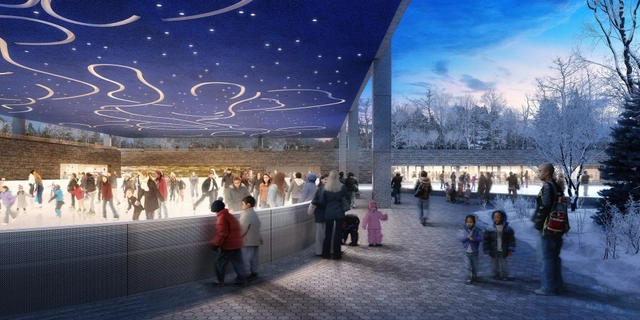 Tod Williams Billie Tsien Architects Design Ice Rink for NYC - Featured Image