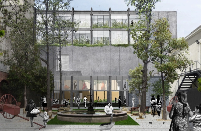 Mención para UMWELT en el Concurso Edificio Anexo Museo Histórico Nacional de Chile - Imagen Principal
